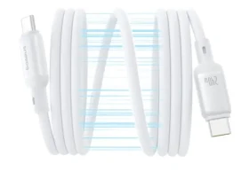Baseus PicoGo Magnetic (P10376800211-00) Datový kabel USB-C/USB-C 240W 1m bílá (P10376800211-00)