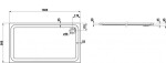 Laufen - Solutions Sprchová vanička, 160x90 cm, bílá H2145080000001