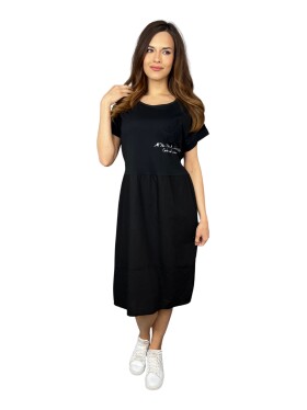 HOSH Šaty Cyra Velikost: UNI, Barva: Černá