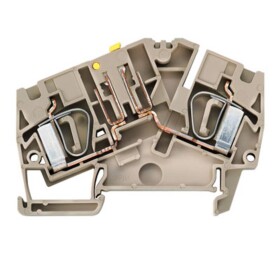 Weidmüller 1023830000 zkušební oddělovací řadová svorka pružinová svorka Tmavě béžová 50 ks