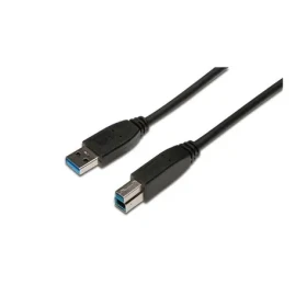 Digitus USB 3.0 kabel A-B černý / Kabel / USB 3.2 Gen 1 / 1,8 m (AK-300115-018-S)