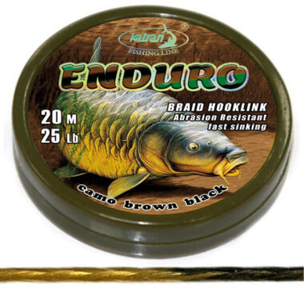 Katran Šňůrka Braided Hook Link Enduro 20m 25lb 11,4kg (177079)