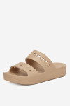 Pantofle Crocs BAYA PLATFORM SANDAL 208188-212 Syntetická tkanina