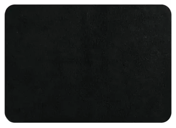 Spirella CAMPUS černá / Koupelnová předložka / protiskluzová / 50 x 70 cm / bavlna