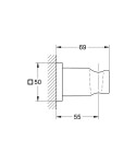 GROHE - Rainshower Držák sprchy, matná černá 270752430