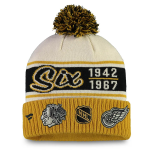 Fanatics Pánská Zimní Čepice Original 6 Refresh Cuffed Knit Hat with Pom - Tan