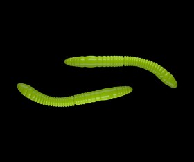 Libra Lures Fatty D’Worm Apple Green - D’Worm Tournament 5,5cm 12ks,Libra Lures Fatty D’Worm Apple Green - D’Worm Tournament 5,5cm 12ks