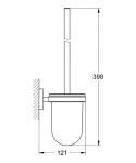 GROHE - Essentials Souprava na čištění toalety, chrom 40374001