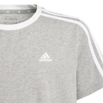 Adidas Essentials 3-Stripes Cotton Loose Fit Boyfriend Tee Jr IC3637 Tričko pruhy