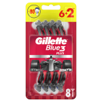 Gillette Blue3 Nitro Pánské Pohotové Holítko, 8 ks