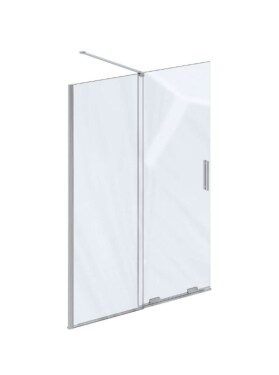 RAVAK - Roll Sprchová stěna Walk-In 120x195 cm, chrom/čiré sklo X9WVG0C00Z1