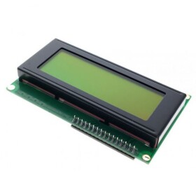 LCD2004 Displej HD44780 - Žlutý, 20 x 4 znaků