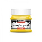 Hobby akrylová barva Pentart MATTE 50 ml, žlutá sluneční
