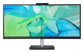 34" Acer CB343CUR Dbemiiphcuzx černá / Monitor / IPS / UWQHD 3440×1440 / 60 Hz / 4 ms / Adaptive-Sync / USB-C 140W (UM.CB3EE.D07)