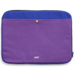 HAY Obal na notebook 13"/14" Purple Multi, fialová barva, textil