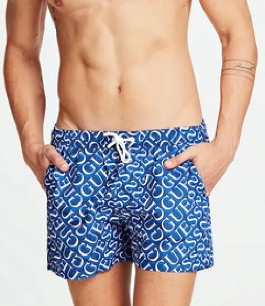 Pánské plavkové šortky Guess 02T02 modrá