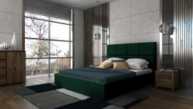 FRONTI Postel ENZO 140x200 zelená