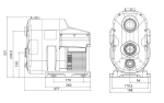 PUMPA E-Drive PPMS504, 230V, 0,55kW