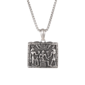 Elenys pánský náhrdelník Egyptské hieroglyfy