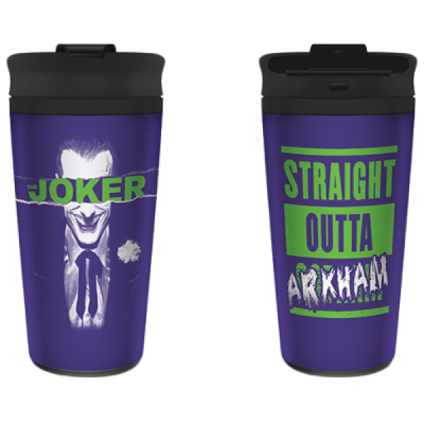 Hrnek Joker - Straight outta Gotham 450 ml, cestovní nerezový - EPEE