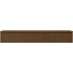 MEXEN/S - Rivel koupelnová skříňka pod umyvadlo 160 cm s deskou, 1 šuplík, reliéf , ořech 91A20-16023-1-BFC86