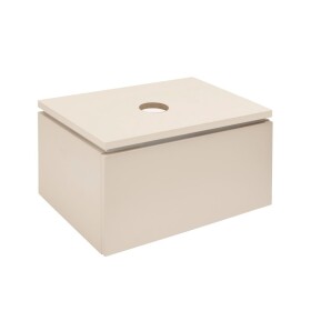 Koupelnová skříňka s krycí deskou SAT Feel 60x30x46 cm pískově béžová mat SATFEEL60BED SATFEEL60BED