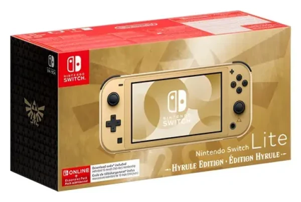 Nintendo Switch Lite Hyrule Edition / Herní konzole / 5,5" LCD / 32GB / 12M NSO+EP
