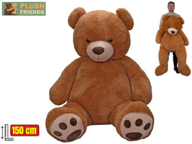 Plyšový medvěd Plush Friends 150 cm - hnědý