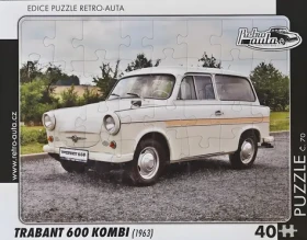 RETRO-AUTA Puzzle č.70 Trabant 600 Kombi (1963)