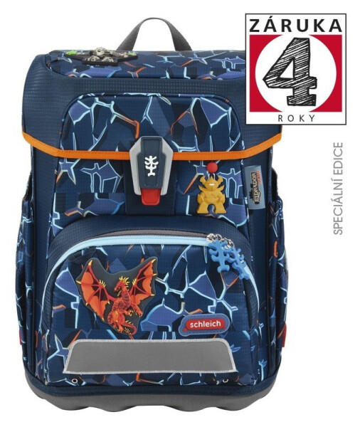 Školní aktovka CLOUD schleich, Eldrador Creatures, Lava Dragon - 5 dílný set, AGR certifikát