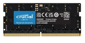 Crucial 16GB Kit (1x16GB) DDR5 4800 / CL40 / SO-DIMM (CT16G48C40S5)