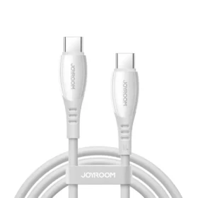 Joyroom S-A59 Vibrant Series Nabíjecí kabel USB-C (M) - USB-C (M) 60W 1.2m bílá (6956116782184)