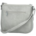 Trendy dámská koženková crossbody kabelka Samira, šedá