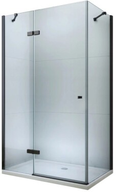 MEXEN/S - ROMA sprchový kout 110x90, transparent, černá 854-110-090-70-00