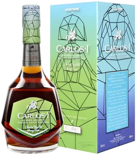 Carlos 1 Felipao X / Brandy / Jeréz D.O. / 40% obj. / 0,7 l / dárkové balení (8410337070010)