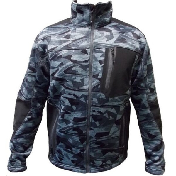 Bunda FIGHTER softshellová s protižmolkovou úpravou camuflage XL camo