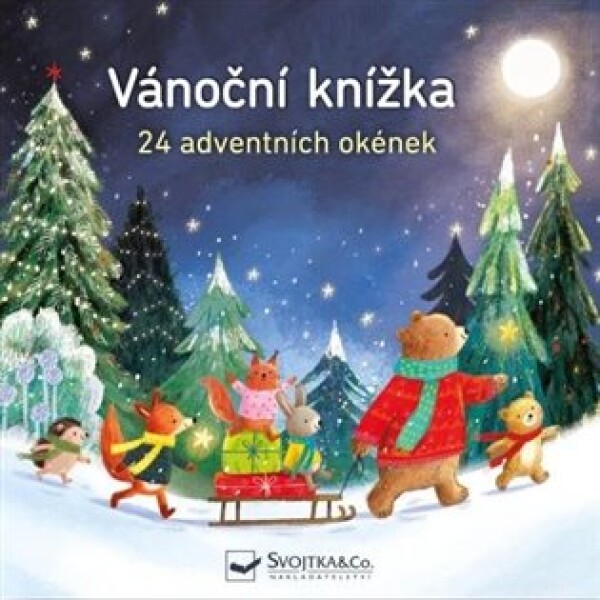 Vánoční knížka 24 adventních okének