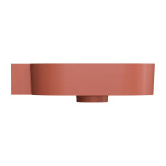 OMNIRES - OVO M+ umyvadlo na desku/závěsné - levé, 55 x 38 cm, terracotta mat; OVO555UWLTE