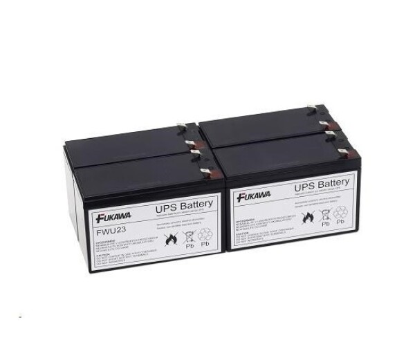 Baterie - FUKAWA FWU-23 sada baterií za RBC23 (12V/7Ah, 4ks) EDF_295617