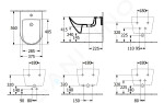 VILLEROY & BOCH - Subway 3.0 Závěsný bidet 560x375 mm, s přepadem, otvor pro baterii, CeramicPlus, alpská bílá 447000R1