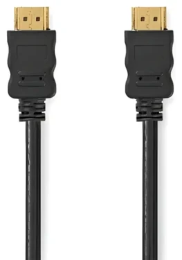 Nedis High Speed HDMI 1 m černá / Kabel HDMI / 4K 60 Hz / Ethernet (CVGB34060BK10)