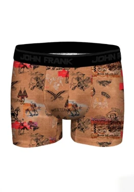 Pánské boxerky John Frank JFBDMOD194-WESTERN