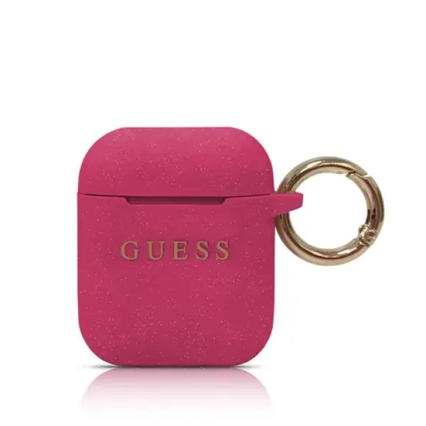 Guess silikonový kryt pro Apple AirPods GUACCSILGLFU