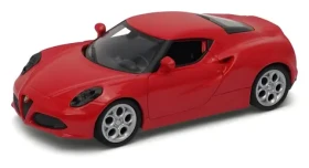 WELLY Model auta Alfa 4C červená