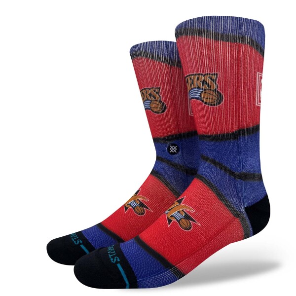 Pánské ponožky Philadelphia 76ers NBA Classic Mini Ball Stance Crew