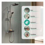 HANSGROHE - Activera S Sprchový set s termostatem, průměr 24 cm, 2 proudy, EcoSmart+, chrom 28639000