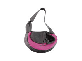 Travel taška pro psa přes rameno Barva: Růžová, Dle váhy psa: do 3,5 kg 38 x 22 cm, 42 x 26 cm