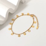ELENYS Sunny – pozlacený náramek 18K žluté zlato Délka náramku: 20+6 cm / max. 26 cm