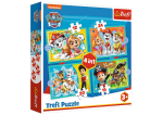 Mamido Puzzle Tlapková patrola Veselá parta 4v1 Trefl