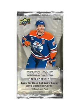 Hokejové karty NHL 2026-27 Upper Deck Series 1 Hockey Hobby Balíček